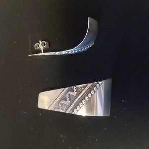 Toni Curtis-Navajo Sterling silver post earrings